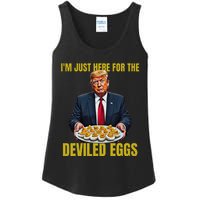 Funny Trump Thanksgiving IM Just Here For The Deviled Eggs Ladies Essential Tank