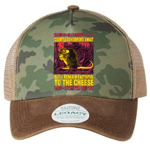 Faithful To The Cheese Japanese Horror Rat Legacy Tie Dye Trucker Hat