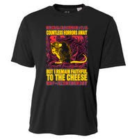 Faithful To The Cheese Japanese Horror Rat Cooling Performance Crew T-Shirt