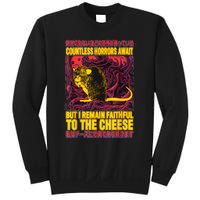 Faithful To The Cheese Japanese Horror Rat Sweatshirt