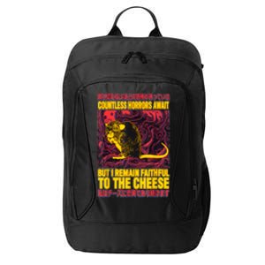 Faithful To The Cheese Japanese Horror Rat City Backpack