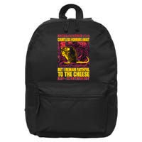 Faithful To The Cheese Japanese Horror Rat 16 in Basic Backpack