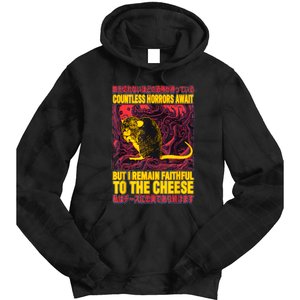 Faithful To The Cheese Japanese Horror Rat Tie Dye Hoodie