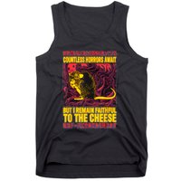 Faithful To The Cheese Japanese Horror Rat Tank Top