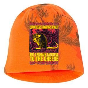 Faithful To The Cheese Japanese Horror Rat Kati - Camo Knit Beanie