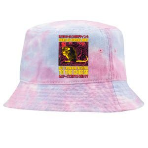 Faithful To The Cheese Japanese Horror Rat Tie-Dyed Bucket Hat