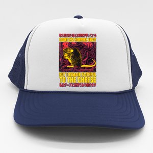 Faithful To The Cheese Japanese Horror Rat Trucker Hat