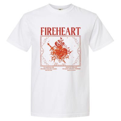 Fireheart Terrasen Throne Of Glass Merchandise Garment-Dyed Heavyweight T-Shirt