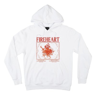 Fireheart Terrasen Throne Of Glass Merchandise Hoodie