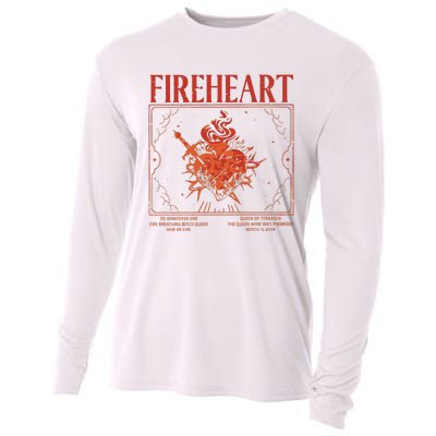 Fireheart Terrasen Throne Of Glass Merchandise Cooling Performance Long Sleeve Crew