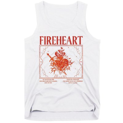 Fireheart Terrasen Throne Of Glass Merchandise Tank Top