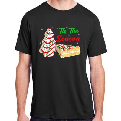 Funny Tis The Season Christmas Tree Cakes Debbie Xmas Gifts Adult ChromaSoft Performance T-Shirt