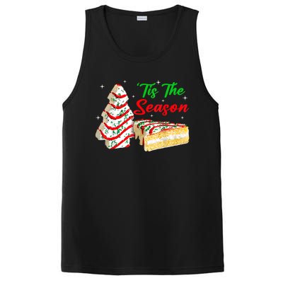 Funny Tis The Season Christmas Tree Cakes Debbie Xmas Gifts PosiCharge Competitor Tank