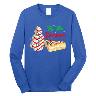 Funny Tis The Season Christmas Tree Cakes Debbie Xmas Gifts Long Sleeve Shirt