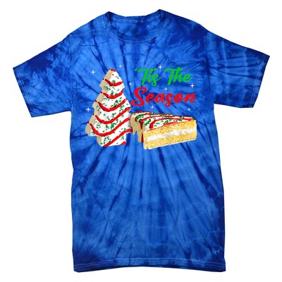 Funny Tis The Season Christmas Tree Cakes Debbie Xmas Gifts Tie-Dye T-Shirt