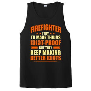 Firefighter Try to Make Things IdiotProof Fireman Coworker PosiCharge Competitor Tank