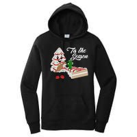 Funny Tis The Season Christmas Tree Cakes Debbie Xmas Gifts Women's Pullover Hoodie