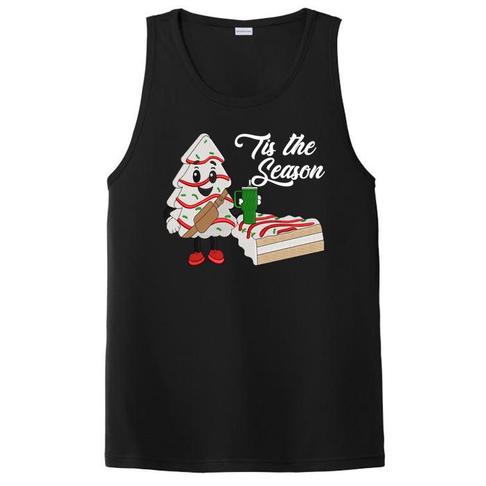 Funny Tis The Season Christmas Tree Cakes Debbie Xmas Gifts PosiCharge Competitor Tank