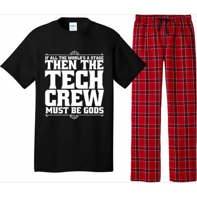 Funny Theater Tech Crew Stage Crew Pajama Set