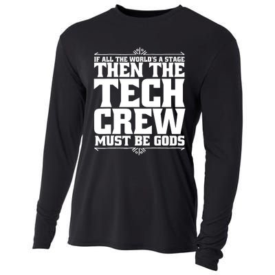 Funny Theater Tech Crew Stage Crew Cooling Performance Long Sleeve Crew