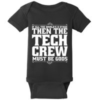 Funny Theater Tech Crew Stage Crew Baby Bodysuit