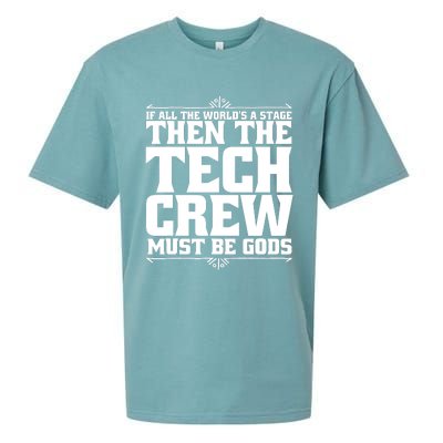 Funny Theater Tech Crew Stage Crew Sueded Cloud Jersey T-Shirt