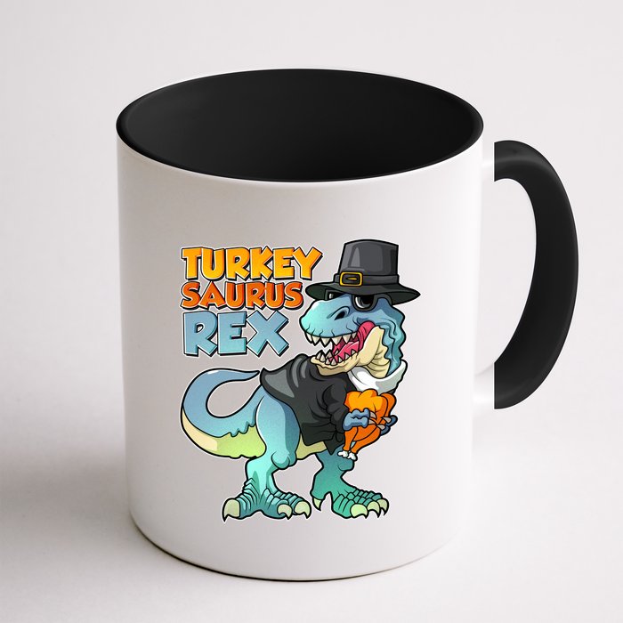 Funny Thanksgiving Turkey Saurus Rex Mug