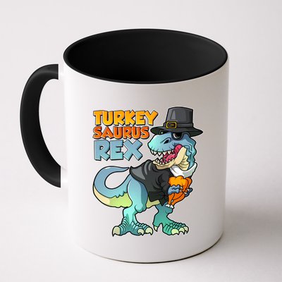 Funny Thanksgiving Turkey Saurus Rex Mug