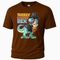 Funny Thanksgiving Turkey Saurus Rex Performance Shirt