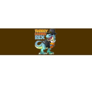 Funny Thanksgiving Turkey Saurus Rex Bumper Sticker