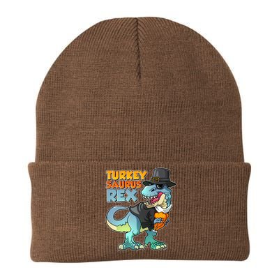 Funny Thanksgiving Turkey Saurus Rex Knit Cap Winter Beanie