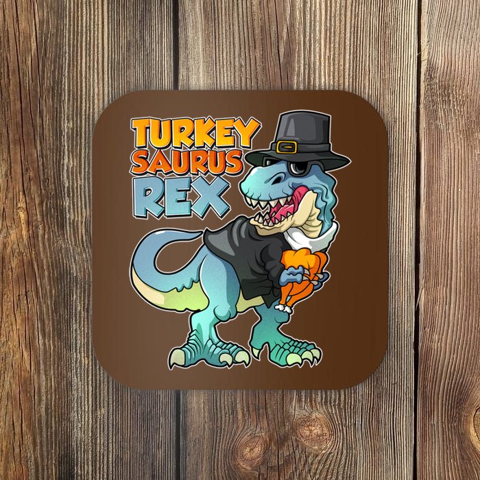 Funny Thanksgiving Turkey Saurus Rex Coaster