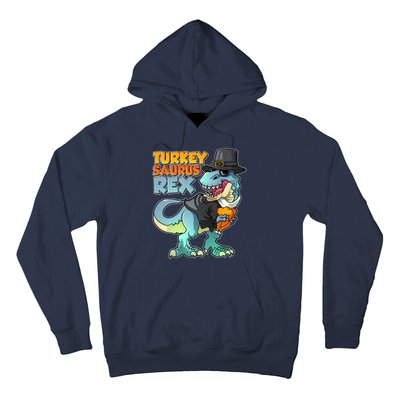 Funny Thanksgiving Turkey Saurus Rex Hoodie