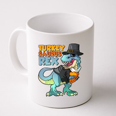 Funny Thanksgiving Turkey Saurus Rex Coffee Mug