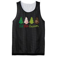 Funny Tis The Season Christmas Tree Cakes Debbie Xmas Gifts Mesh Reversible Basketball Jersey Tank