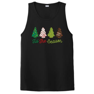 Funny Tis The Season Christmas Tree Cakes Debbie Xmas Gifts PosiCharge Competitor Tank