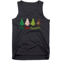 Funny Tis The Season Christmas Tree Cakes Debbie Xmas Gifts Tank Top