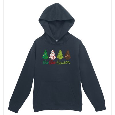 Funny Tis The Season Christmas Tree Cakes Debbie Xmas Gifts Urban Pullover Hoodie