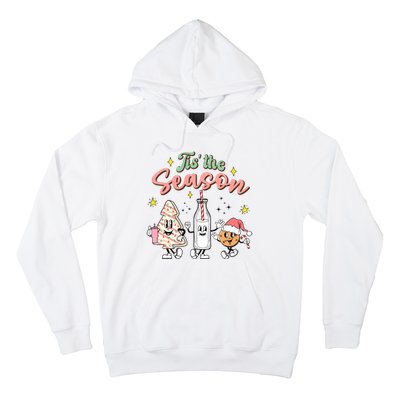 Funny Tis The Season Design Christmas Tree Cakes Debbie Milk Hoodie