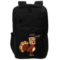 Funny Thanksgiving Turkey Dog Impact Tech Backpack