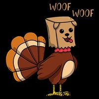 Funny Thanksgiving Turkey Dog Impact Tech Backpack