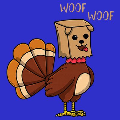 Funny Thanksgiving Turkey Dog T-Shirt