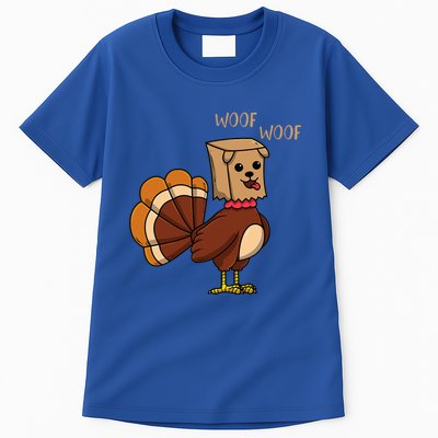 Funny Thanksgiving Turkey Dog Tall T-Shirt