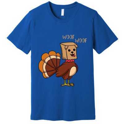 Funny Thanksgiving Turkey Dog Premium T-Shirt