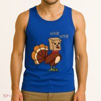 Funny Thanksgiving Turkey Dog Tank Top