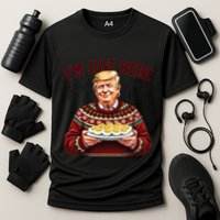 Funny Trump Thanksgiving IM Just Here For The Deviled Eggs Performance Shirt