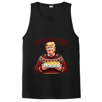 Funny Trump Thanksgiving IM Just Here For The Deviled Eggs PosiCharge Competitor Tank