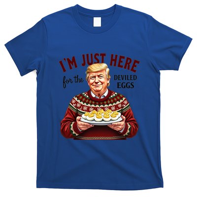Funny Trump Thanksgiving IM Just Here For The Deviled Eggs T-Shirt