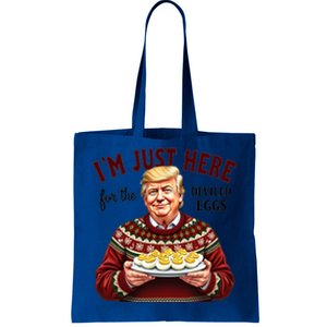 Funny Trump Thanksgiving IM Just Here For The Deviled Eggs Tote Bag