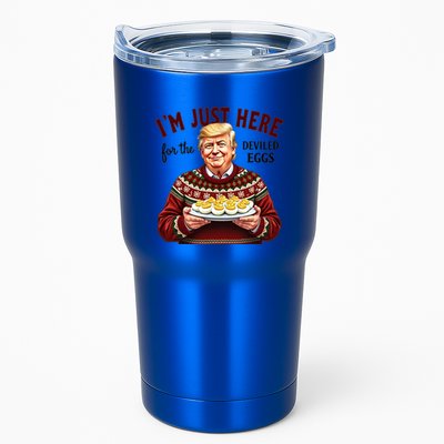 Funny Trump Thanksgiving IM Just Here For The Deviled Eggs Tumbler
